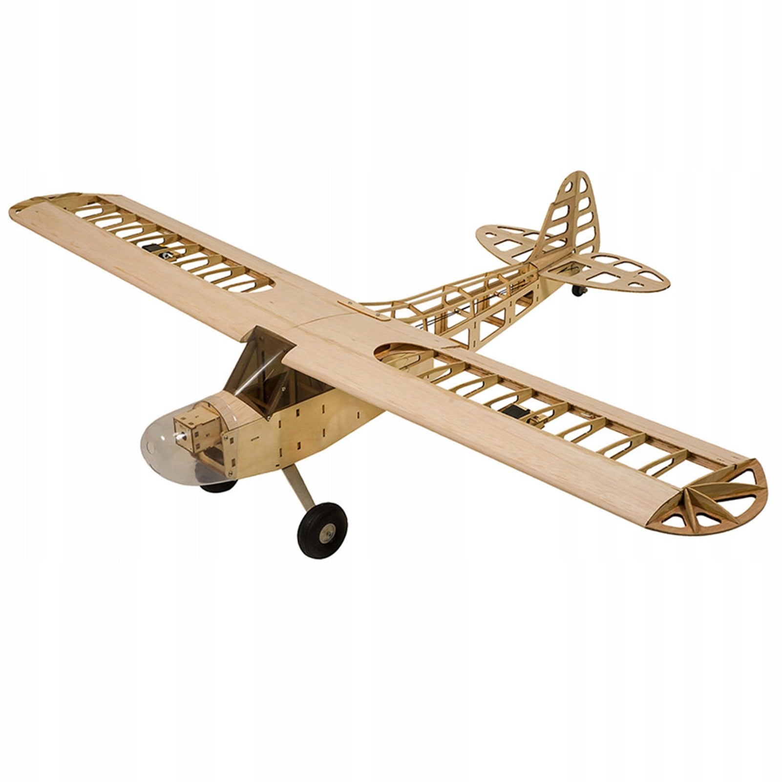 Dance wings hobby s0801 Balsa Wood RC airplane 1,2M Piper Cub J-3
