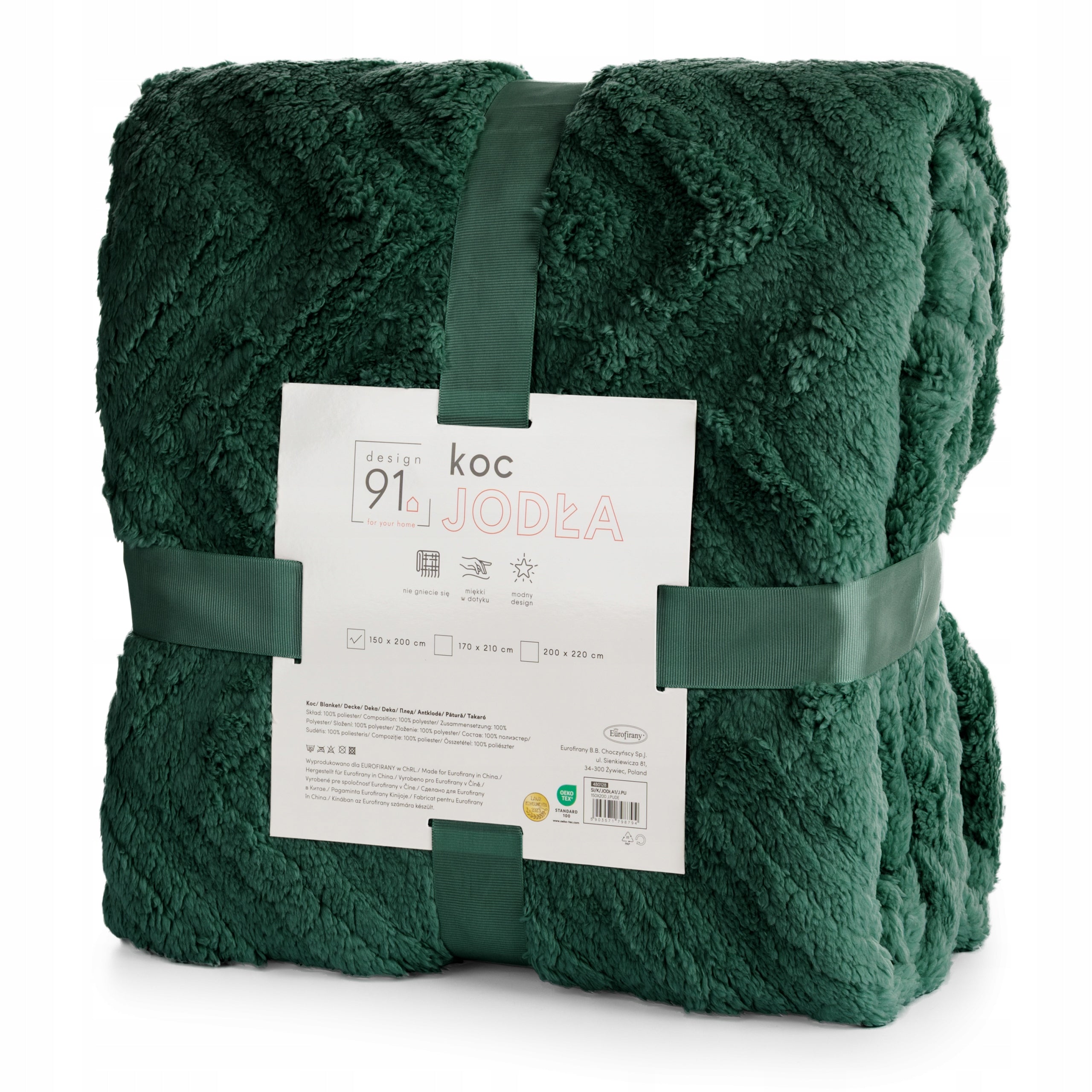 Dark Green BEDSPREAD Set for sofa iFOTELE 170x210 +2x 70x160 Packaging status original