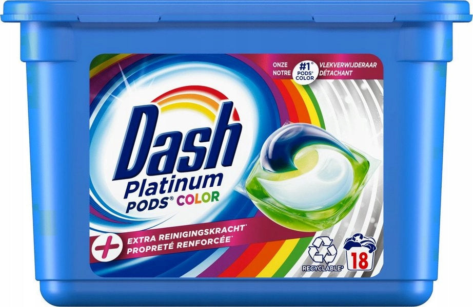 Dash Platinum Pods Color, Colour Washing Capsules 18pcs Manufacturer code 8006540583951