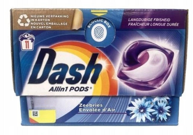 Dash Sea Breeze Washing Capsules 21 Pack