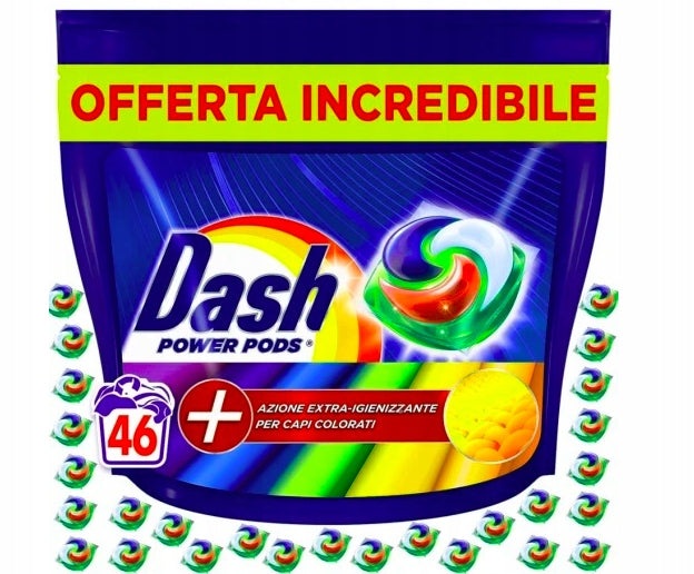 Dash Universal Washing Capsules 46pcs 3in1 Manufacturer code 8006540873854