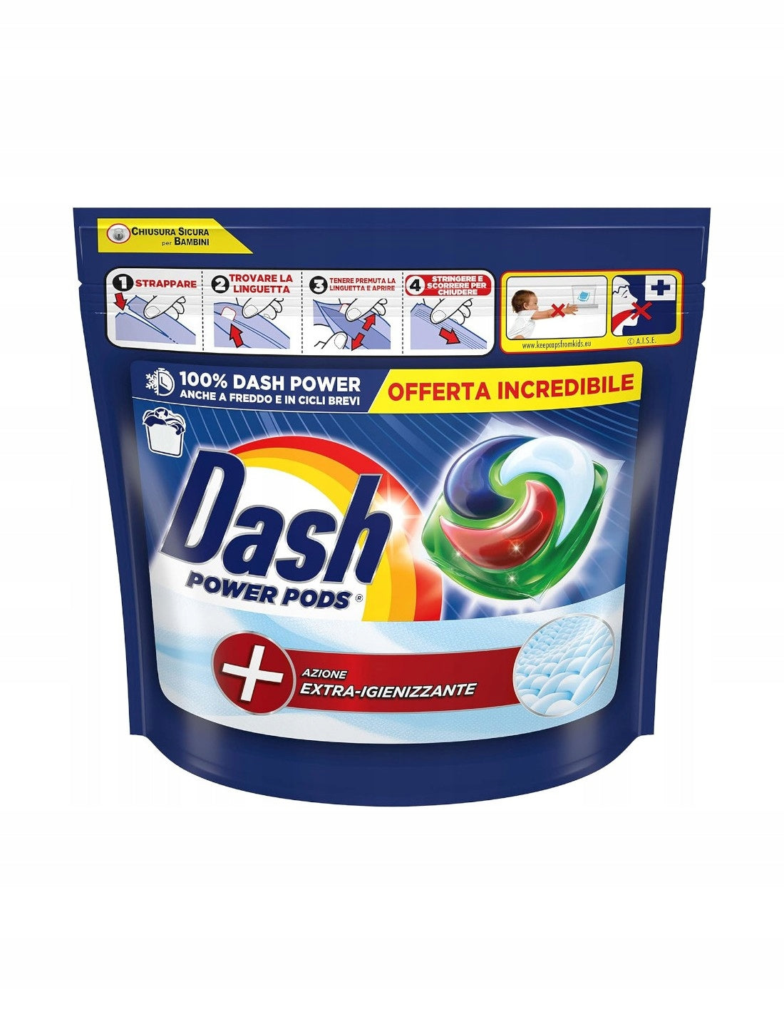 Dash capsules for 43 washes