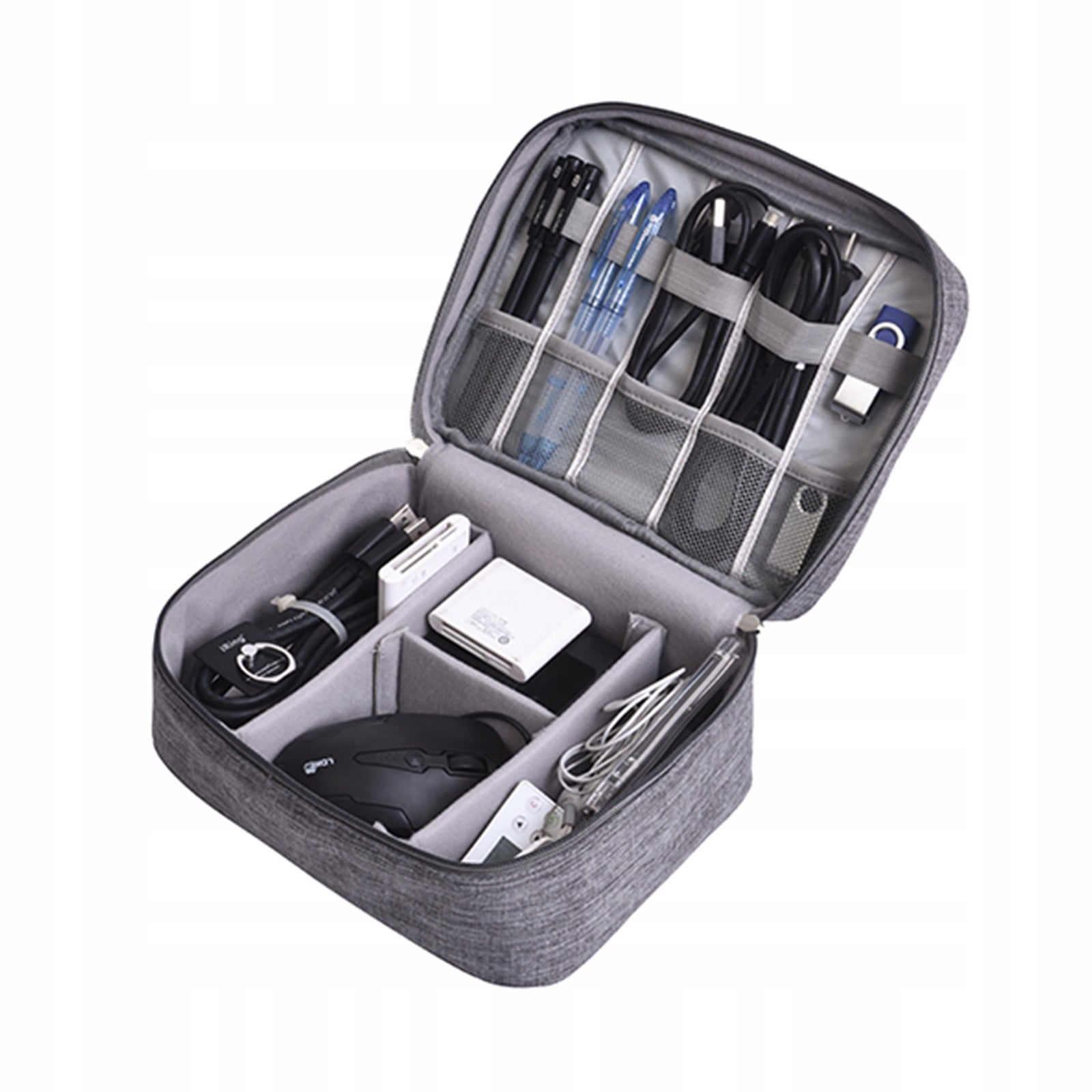 Data Cable Storage Bag Travel Charging After Organizer on Word
