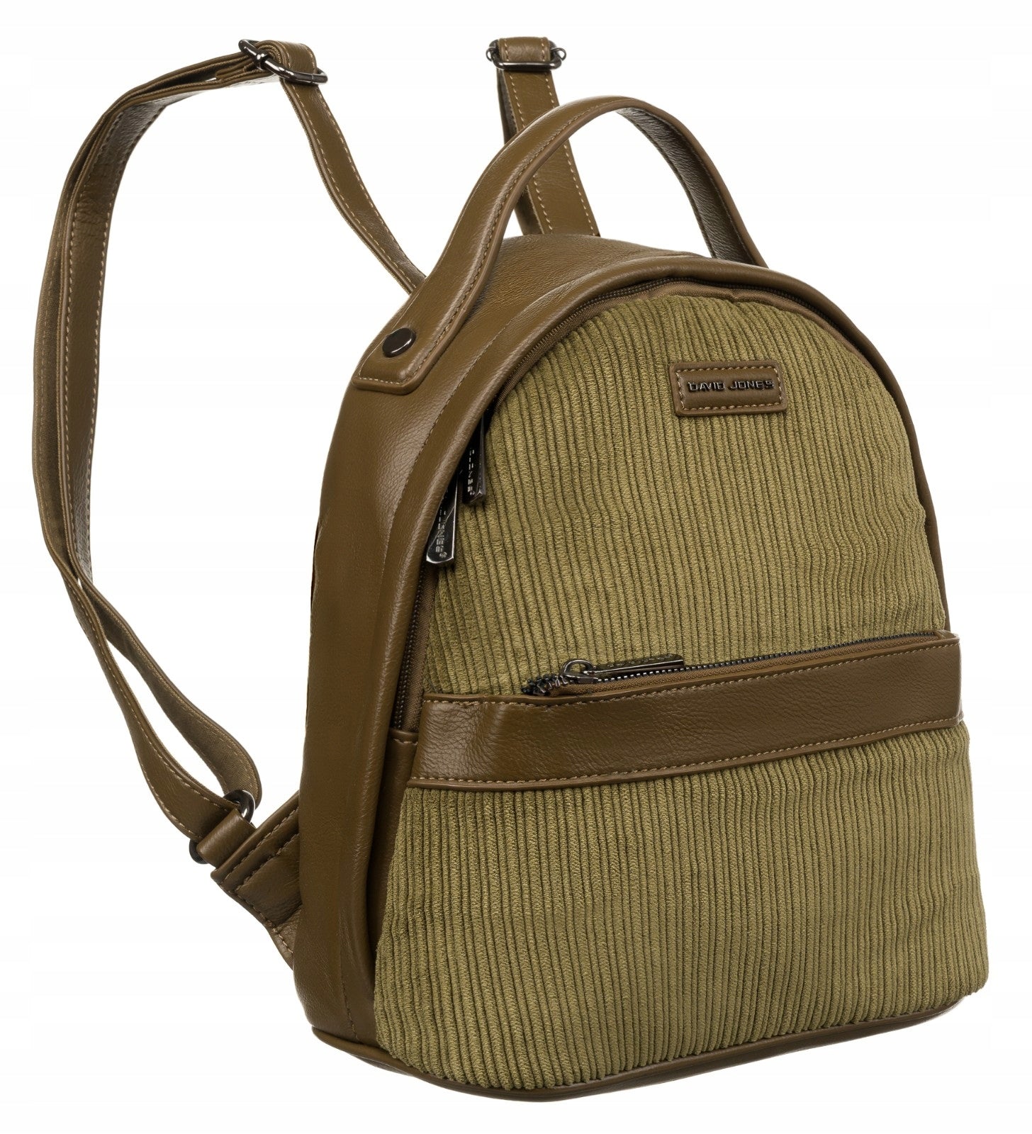 David Jones fashionable women's backpack roomy eco zipper