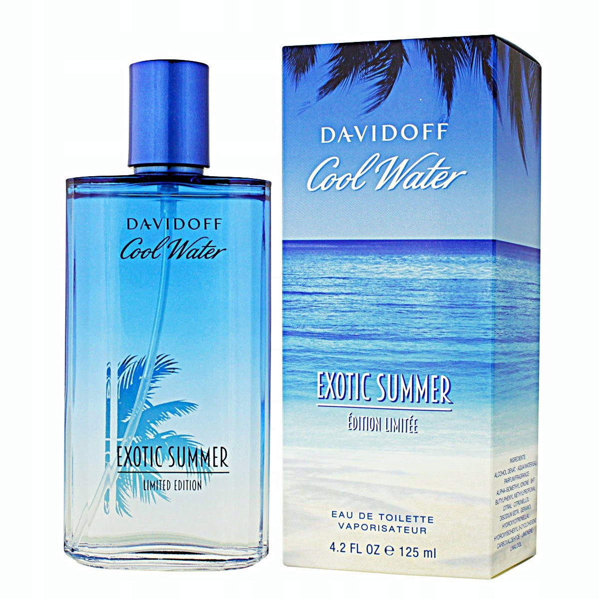 Davidoff Cool Water Exotic Summer Man 125ml edt Eau De Toilette Unique