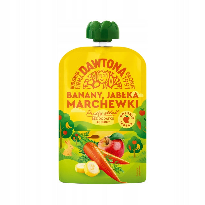 Dawtona - Mousse bananas apple carrots 100 g