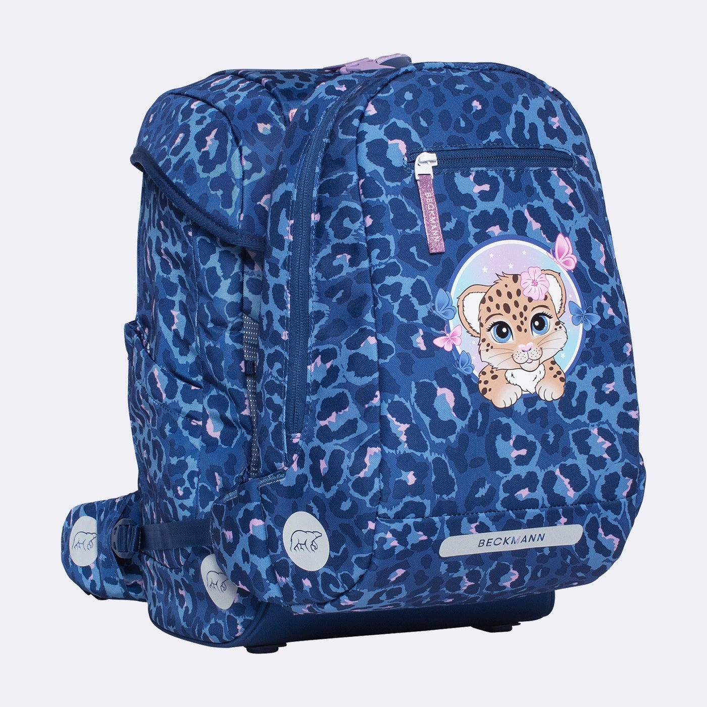 Day backpack (training, excursions, park), Cheetah Color multicolor