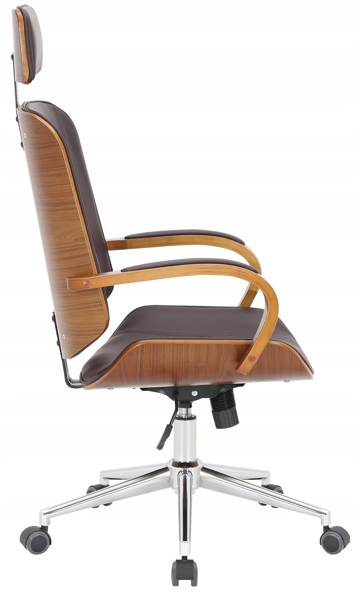 Dayton office chair, walnut/brown Packaging status original