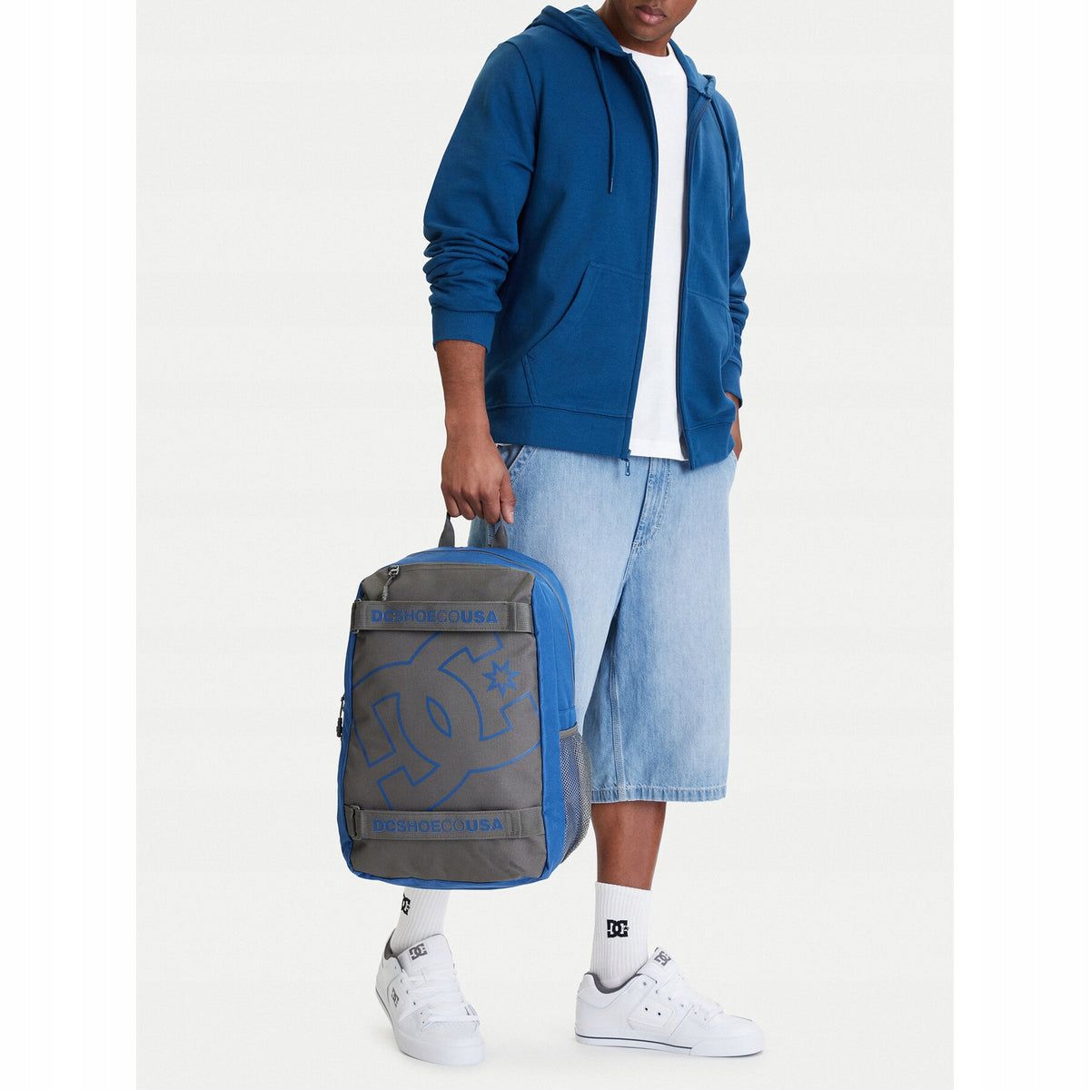 Dc Shoes Men's Backpack Blue DC SHOES-CWBEO-DCI-WS-001-09 Grey Sky Packaging status original
