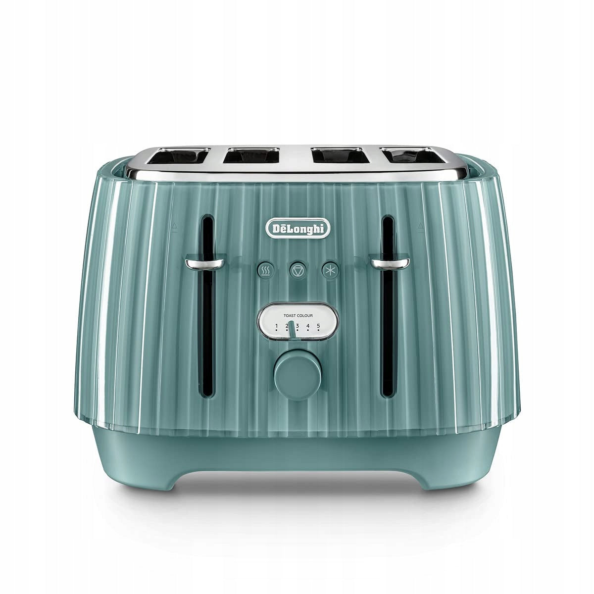 De'Longhi Ballerina Toaster, 4-Slice Toaster, Reheat Function, 5 Browning Levels, D
