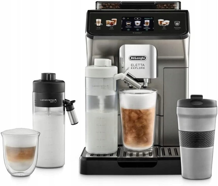 De'Longhi Eletta Explore Cold Brew ECAM452.67.G Hot Cool Coffee Maker