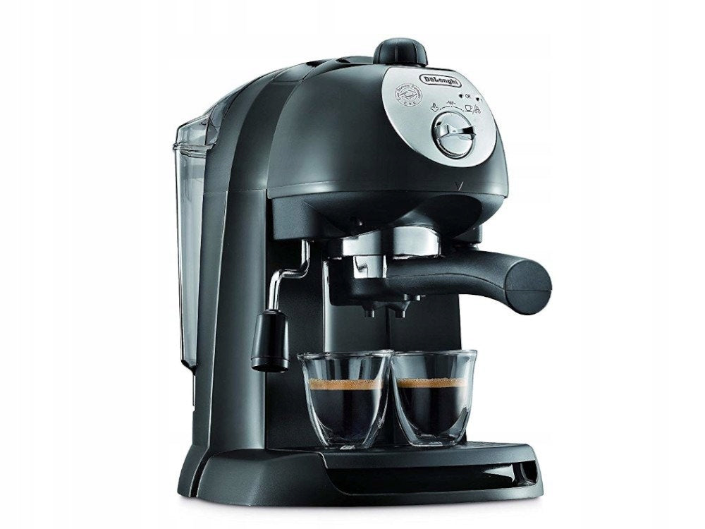 De'Longhi pressurized coffee ESPRESSO MACHINE with a frother, easy to use Brand De'Longhi