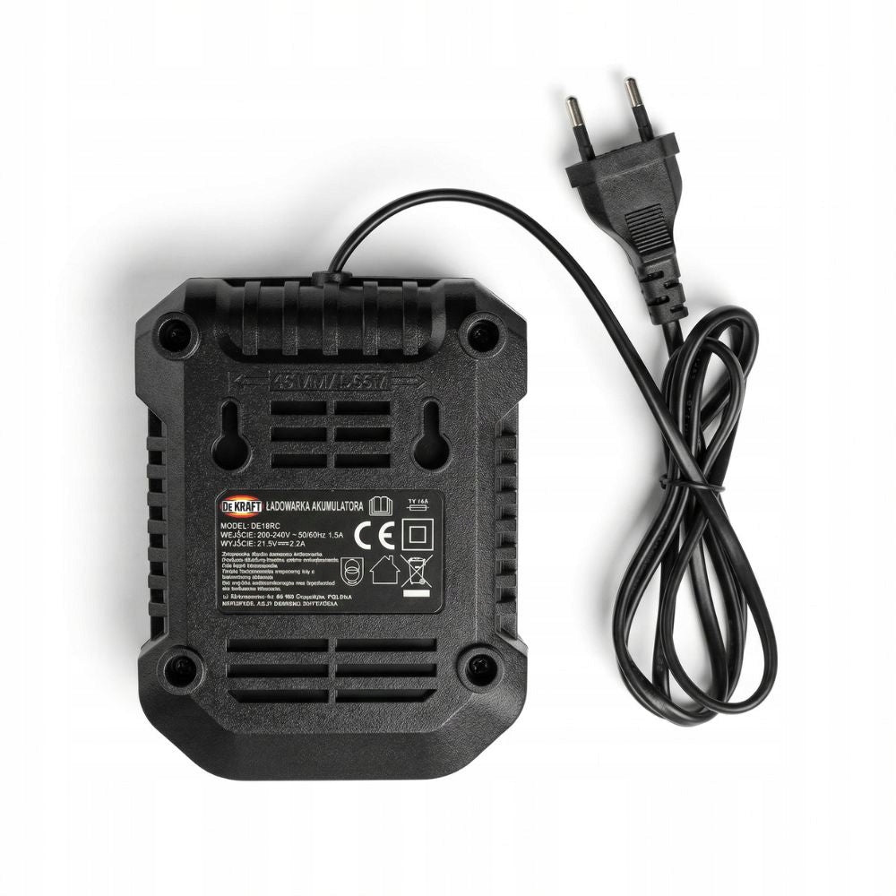 DeKraft DE18RC Li-Ion Charger 10,8-18V REPLACEMENT FOR MAKITA Packaging status original