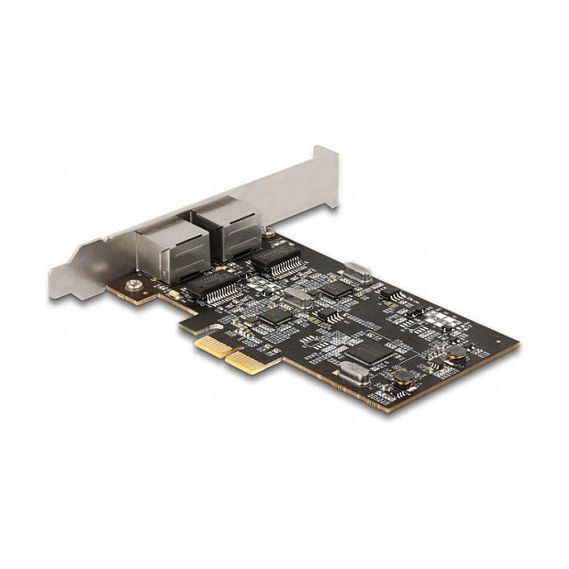 DeLock PCIe x2 2x RJ45 2.5 GbE Network Card (Intel I225) Manufacturer Delock