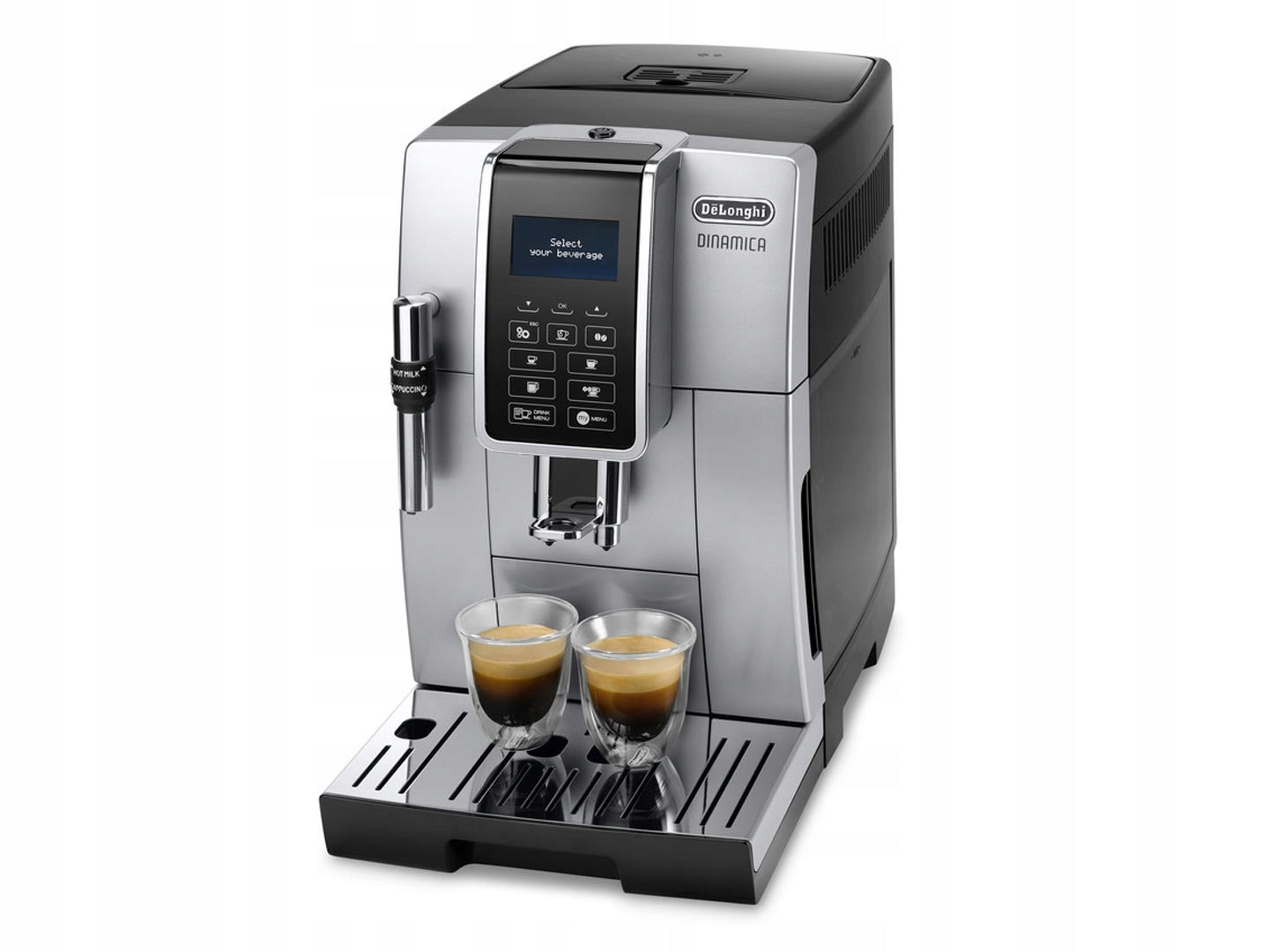 DeLonghi Dinamica Automatic Coffee Maker with LCD Grinder