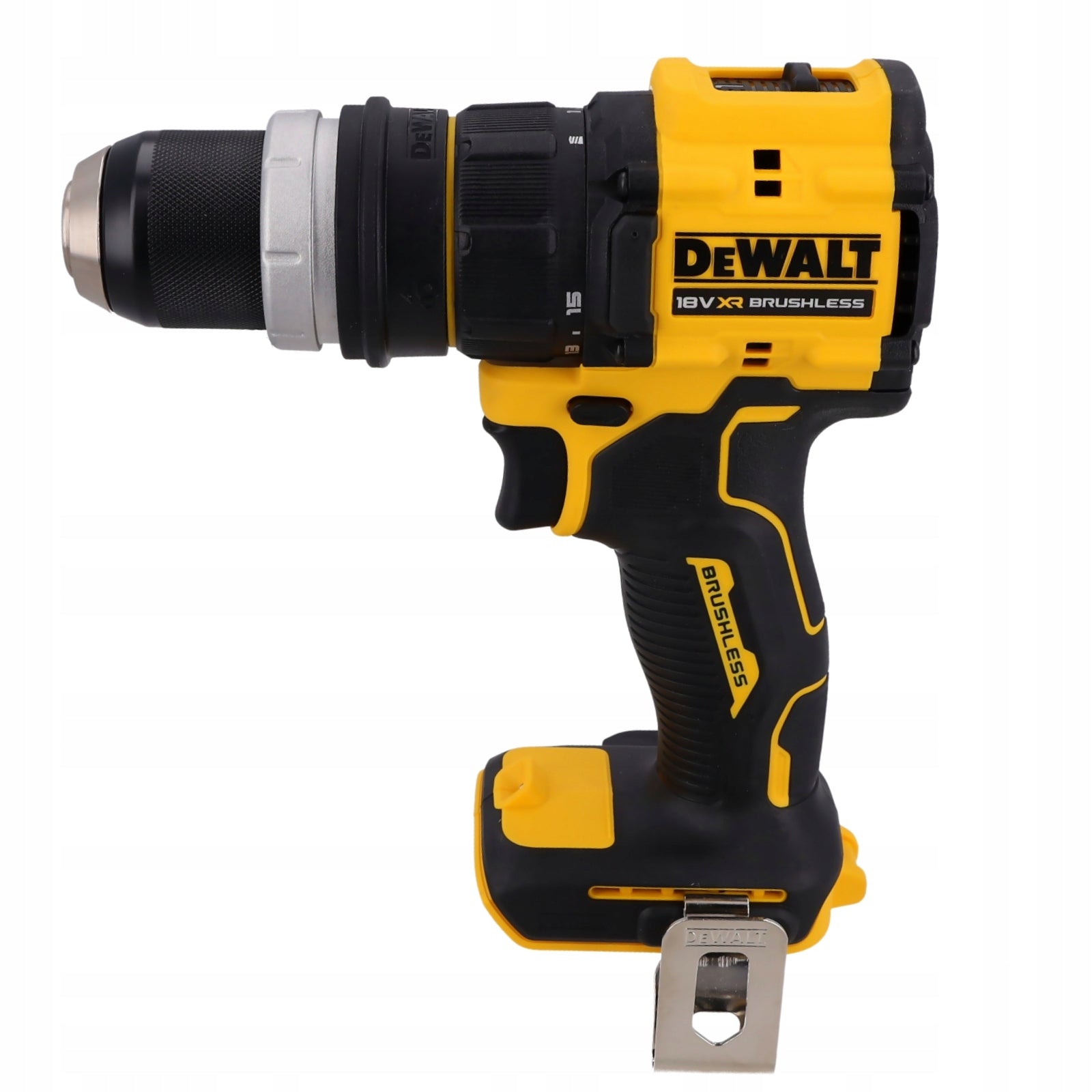 DeWALT 18 V Cordless Drill/Driver with 4 DCD803NT Heads Hard torque 73 Nm
