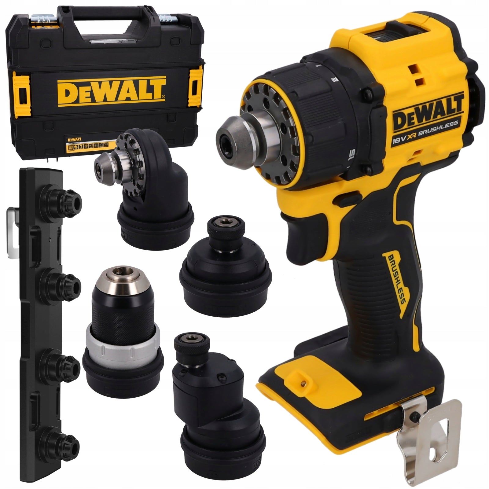 DeWALT 18 V Cordless Drill/Driver with 4 DCD803NT Heads
