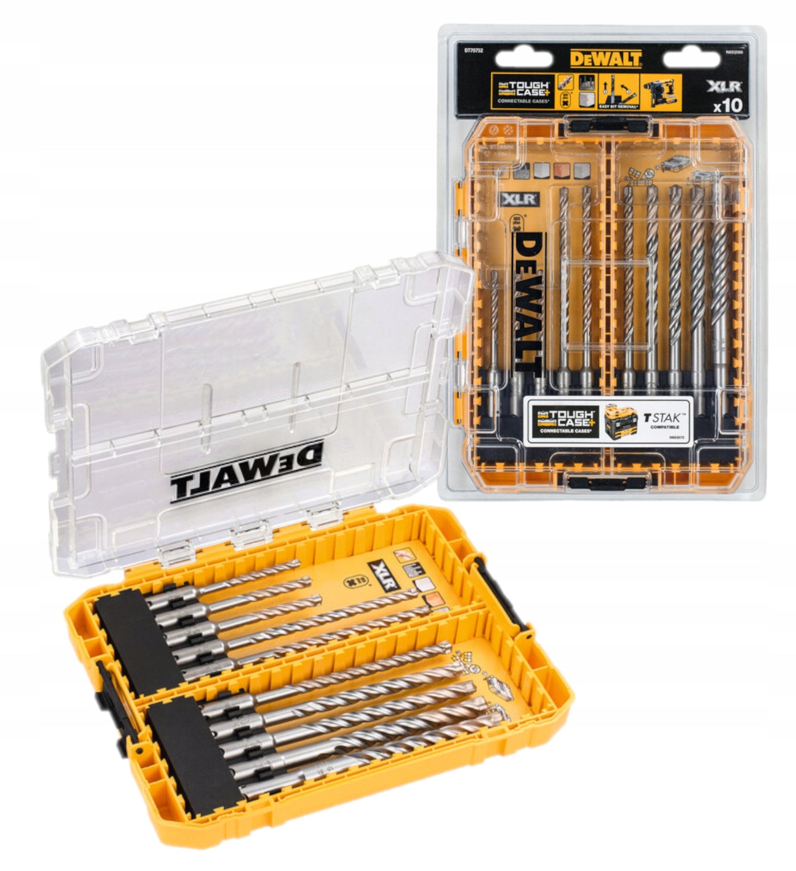 DeWALT SDS Plus Carbide 10 Pt. 5-12 mm DT70752 Concrete Drill Bit Set