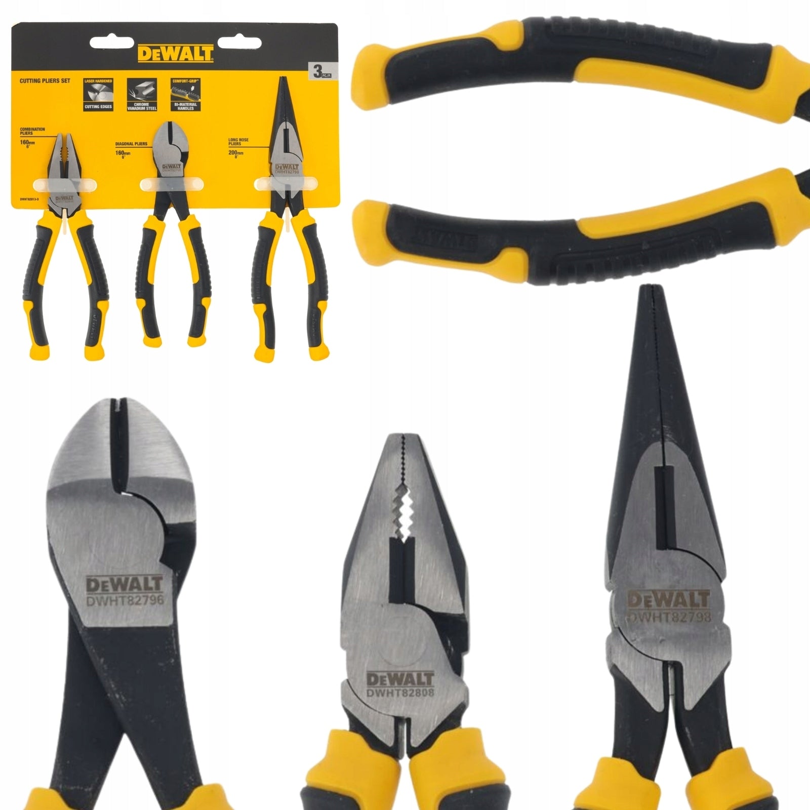 DeWALT Set of pliers 3 pieces pliers