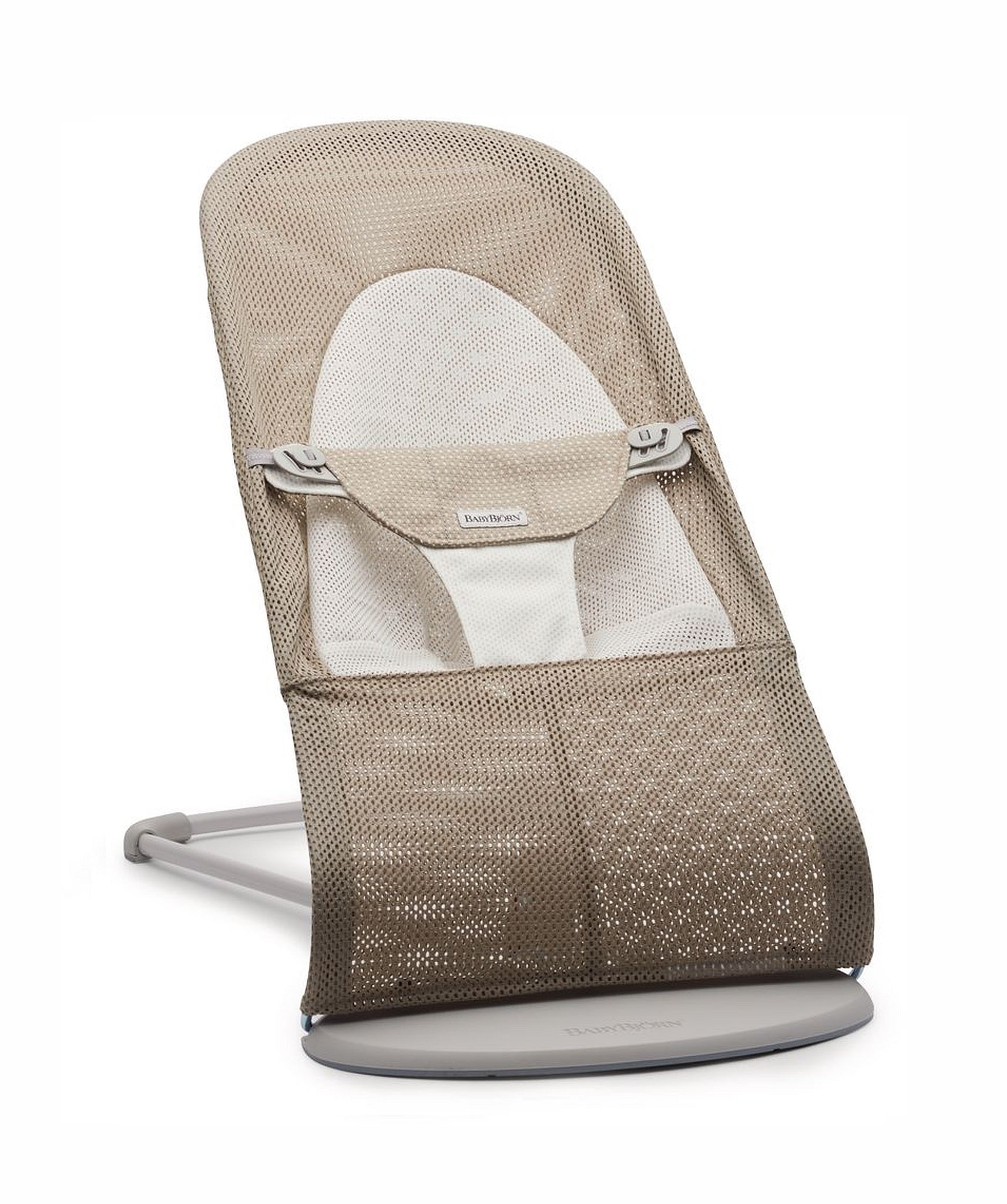 Deckchair BabyBjörn soft mesh brown-beige removable cover