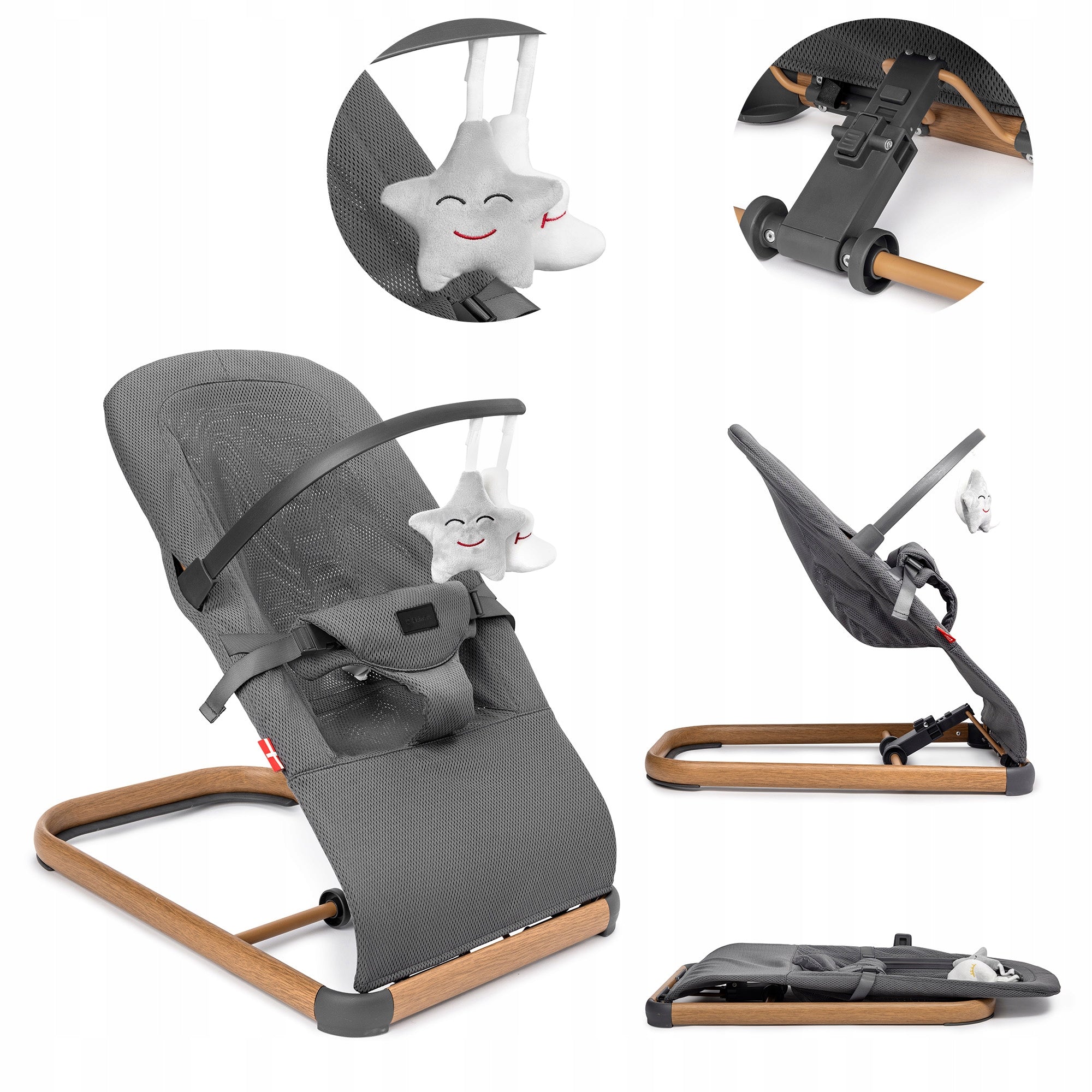 Deckchair Kidnort Moln grey