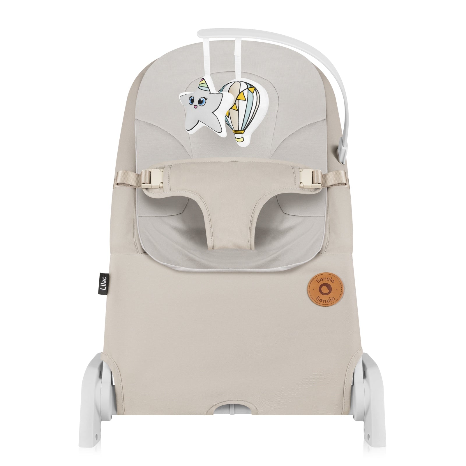 Deckchair LIONELO LILAC BEIGE-SAND Brand Lionelo