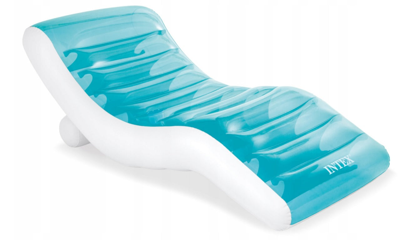 Deckchair mattress inflatable chair Intex 56874 swimming pool drink holder strong large