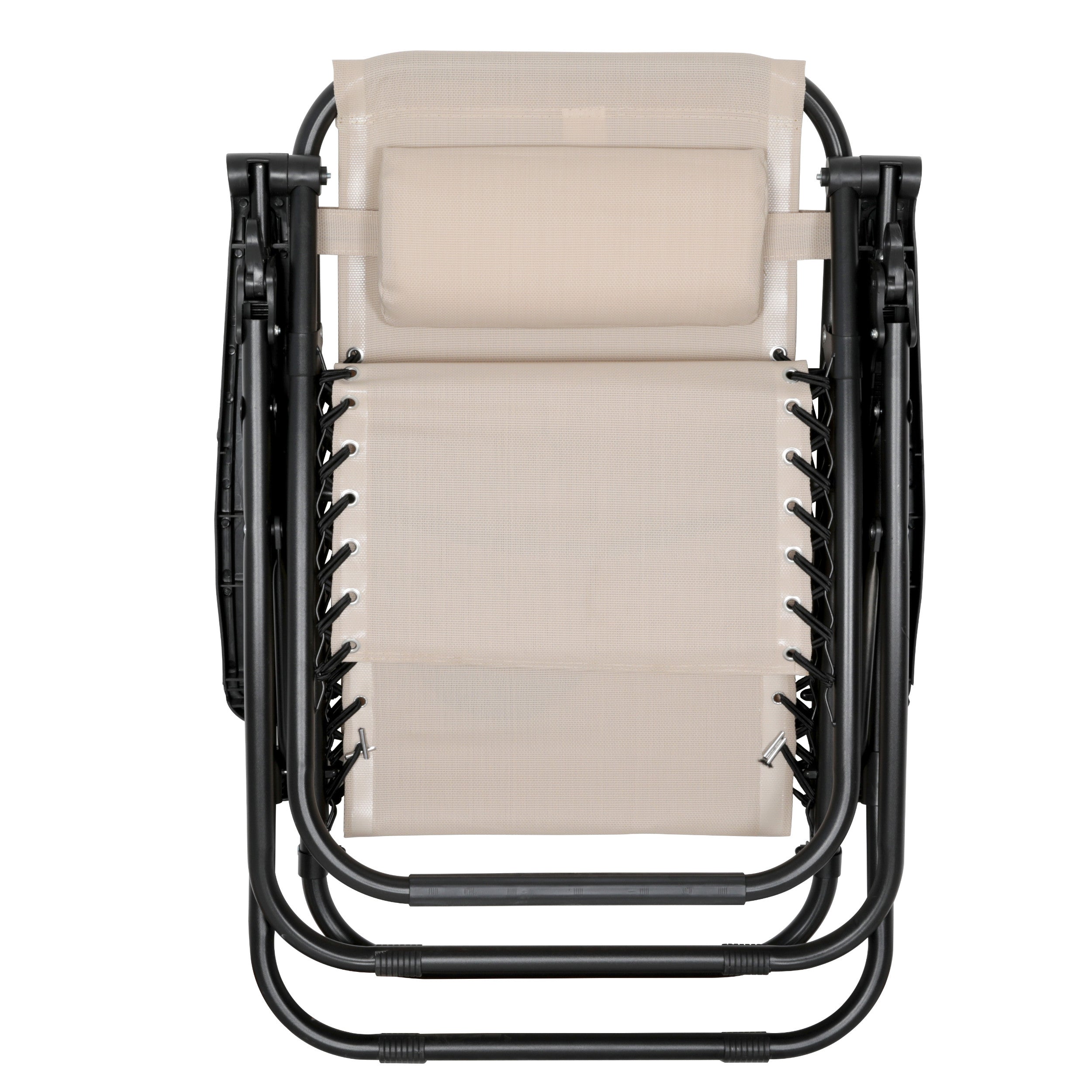 Deckchair metal beiges and browns AbarQs Product weight with unit packaging 8.1 kg