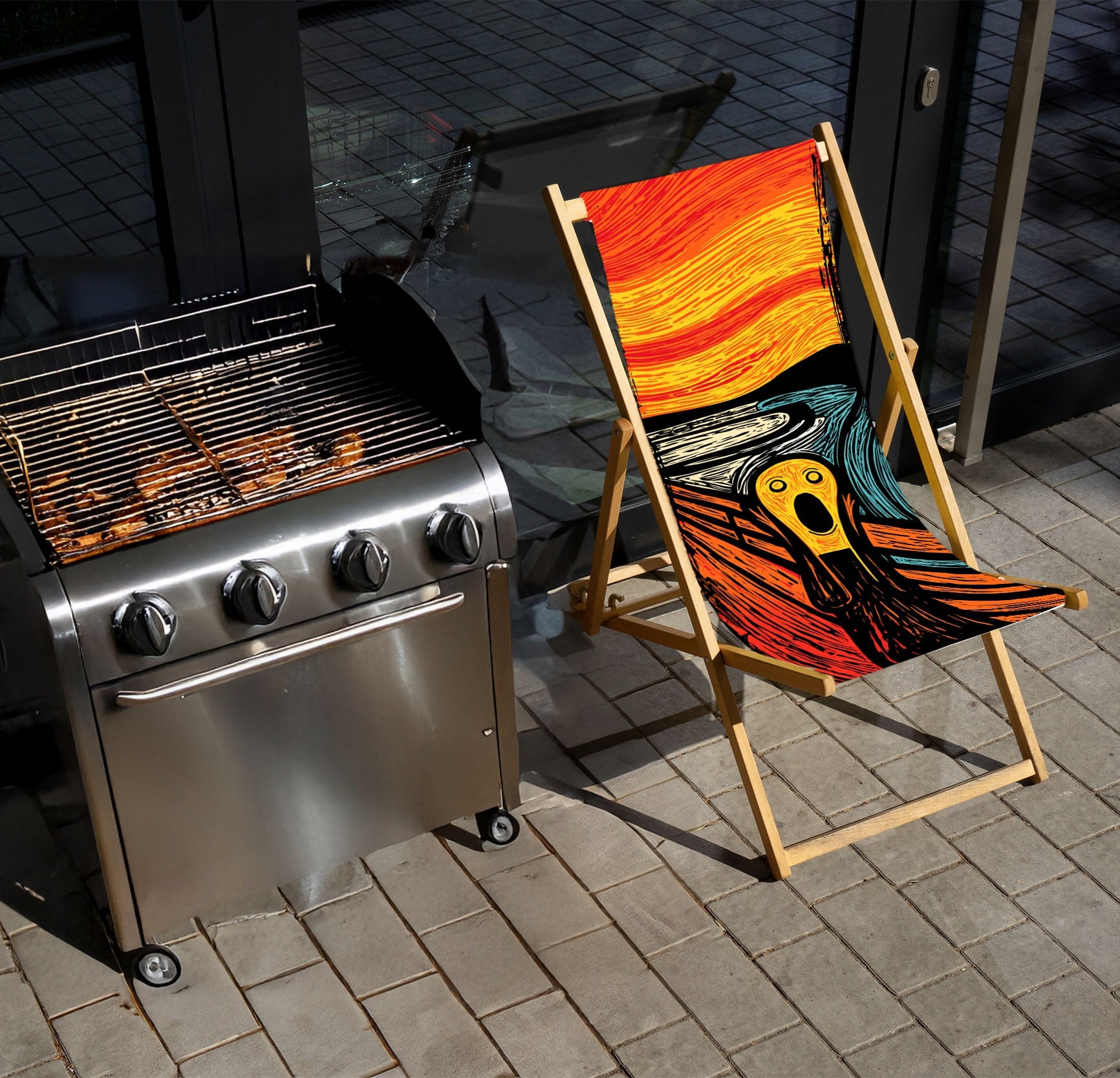 Deckchair with inscription - a unique promotional gadget Brand no brand