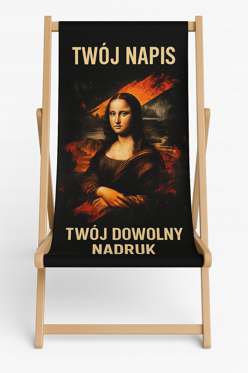 Deckchair with inscription - a unique promotional gadget