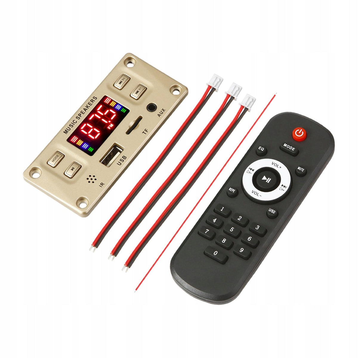 Decoding Board 2*50W Bluetooth 5.0 Decoder Board Large Remote control