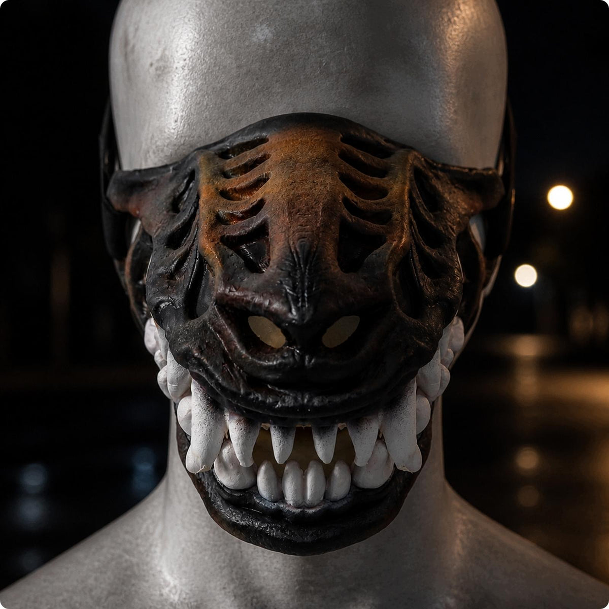 Decorative Creature Canine Muzzle | Soft Rubber Construction, Breathable