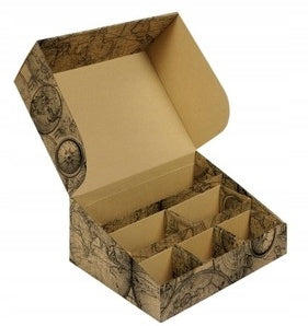 Decorative box 6 compartments Box 31x24x14