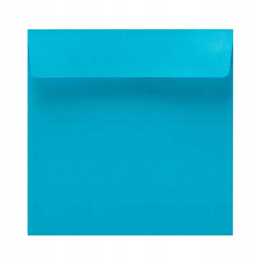 Decorative envelopes SQUARE K4 blue gloss 50pcs