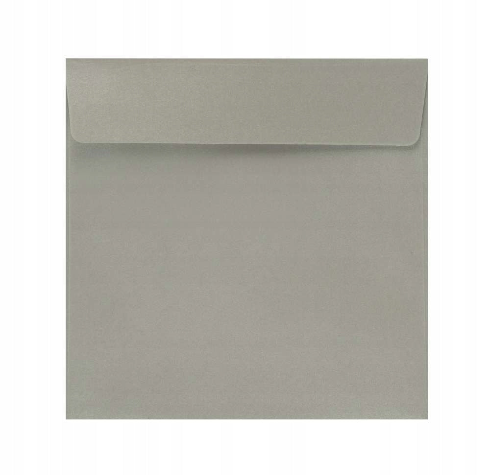 Decorative envelopes SQUARE K4 silver gloss 50pcs