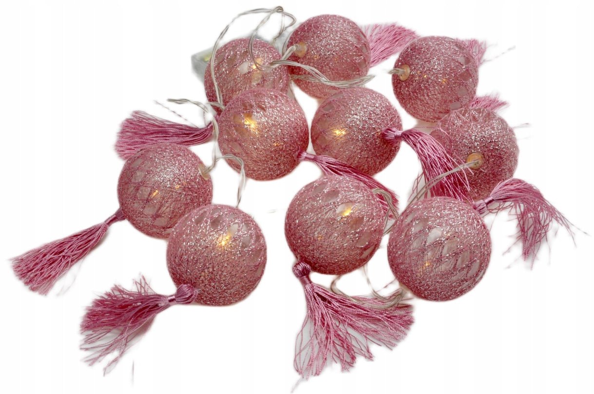 Decorative lamps in cotton housings, 10xLED EAN (GTIN) 5907595446068