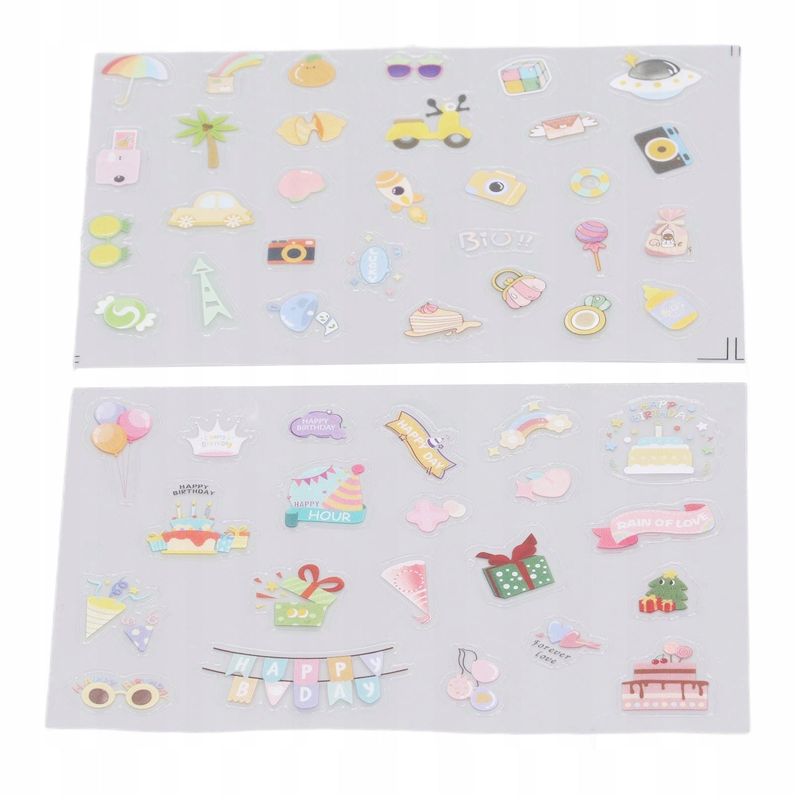 Decorative sticker, wear-resistant 2 pieces Cute self-adhesive sticker Brand no brand