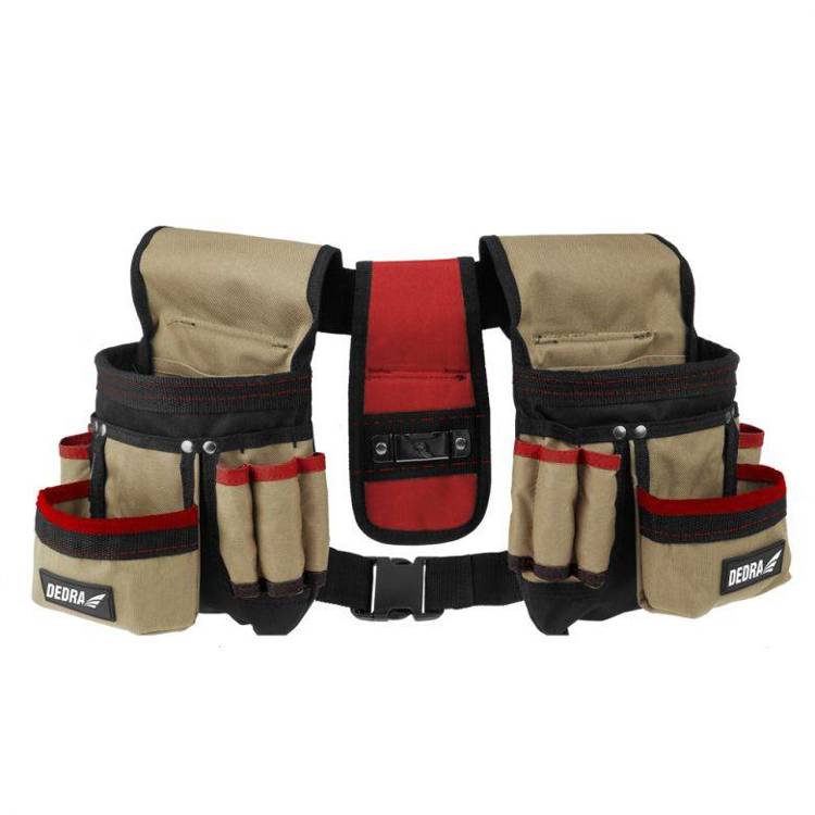 Dedra N0033 Tool belt 3 pieces 16 pockets