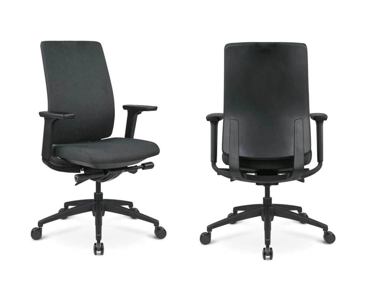 Deeo swivel office chair upholstered seat adjustment