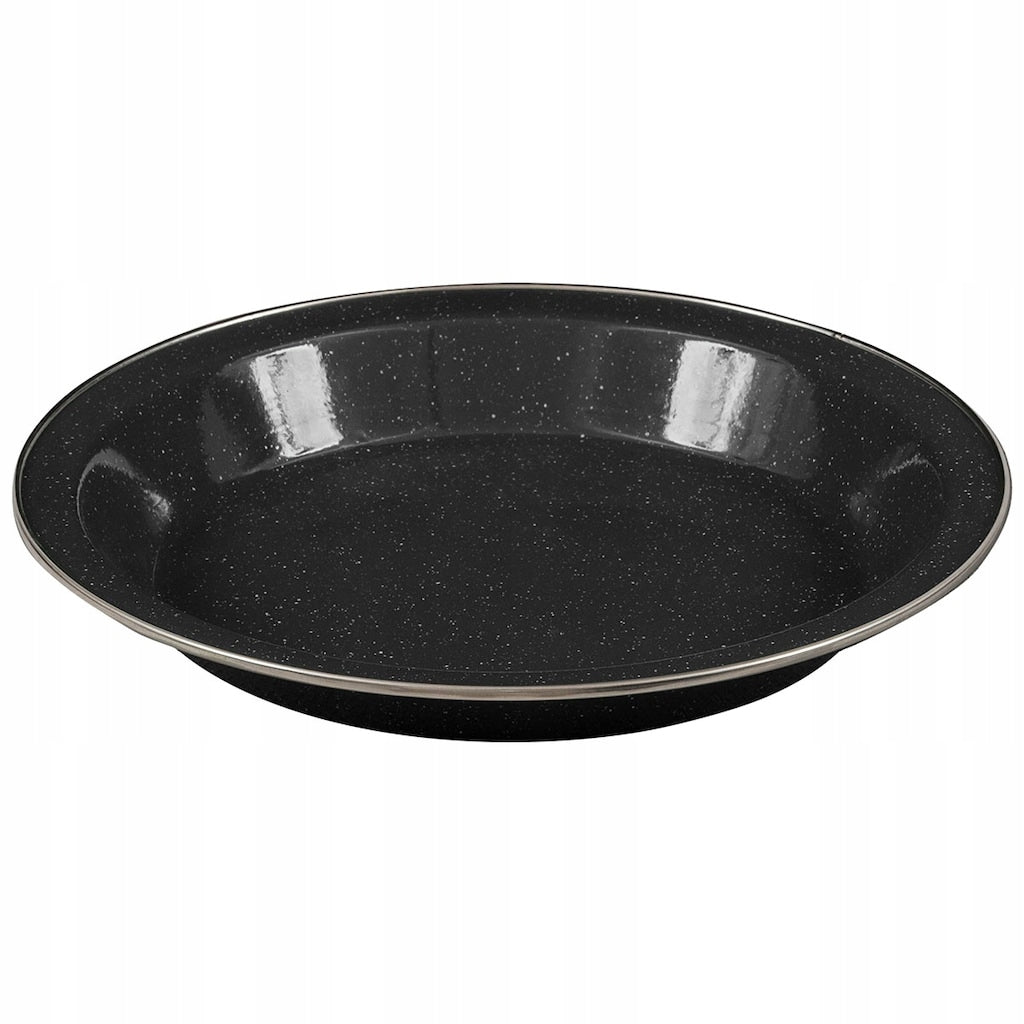 Deep Hiking Steel Plate for Camping Highlander Outdoor Deluxe Black