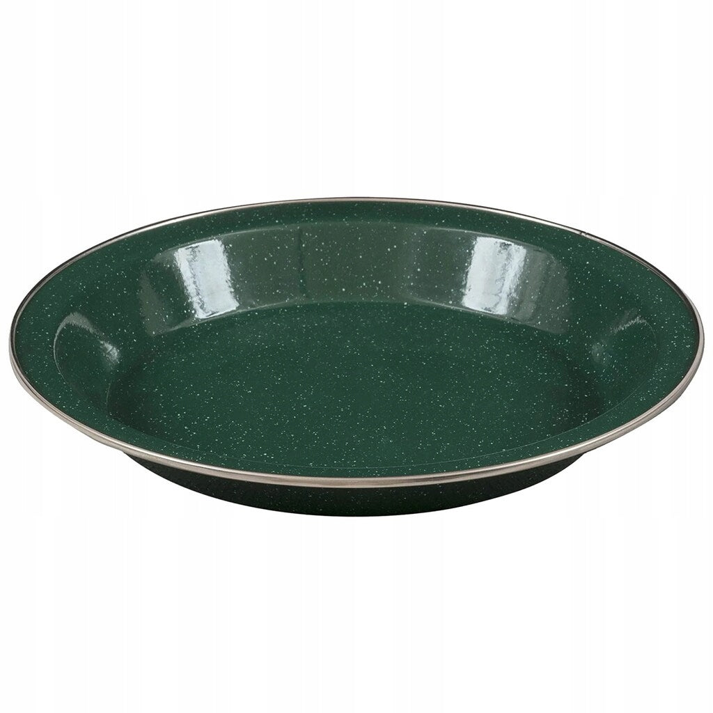 Deep Tourist Steel Plate for Camping Highlander Outdoor Deluxe Green