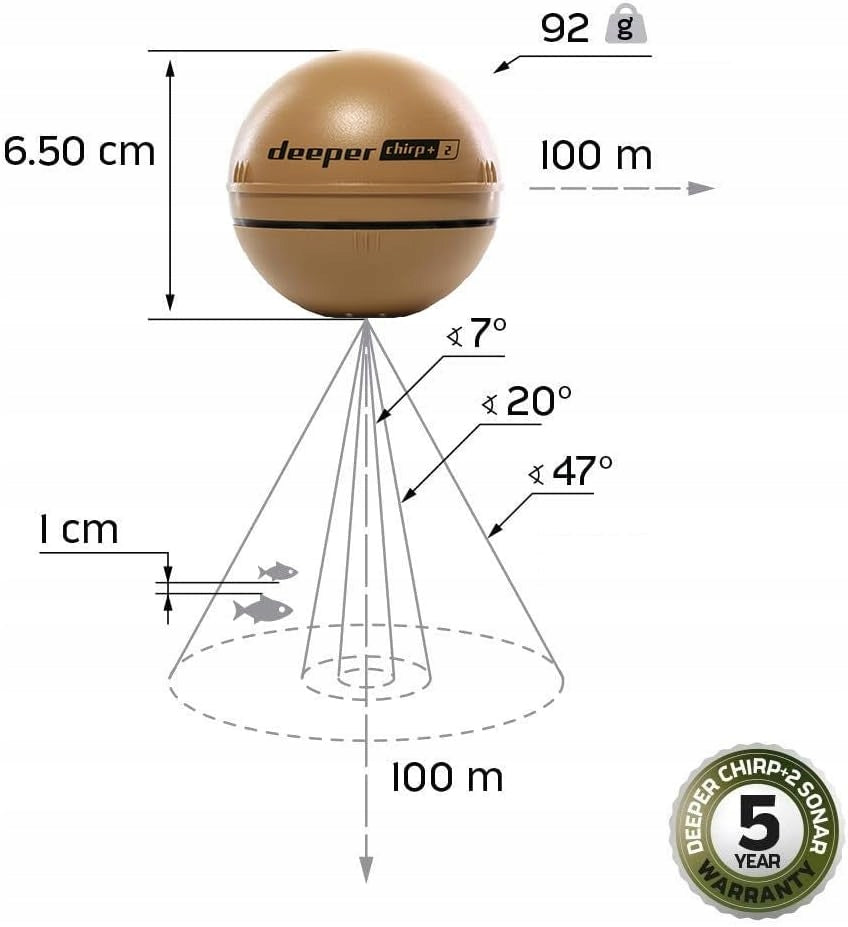 Deeper Chirp+ 2 fish detector GPS fish for fishing Brand Deeper