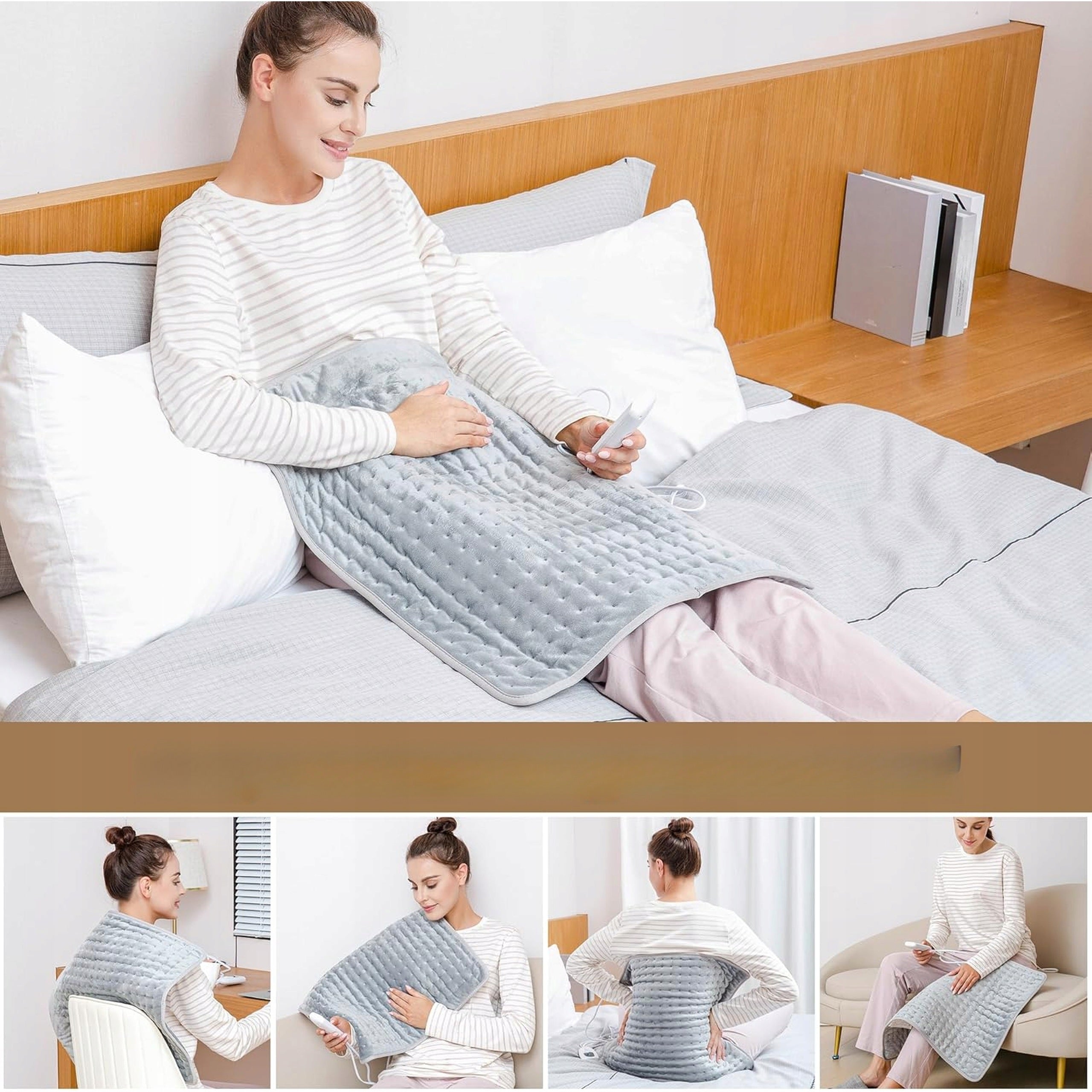 Deepsoon Heating Pad 24x20 Inch Electric Back Belly Heat Medical device no