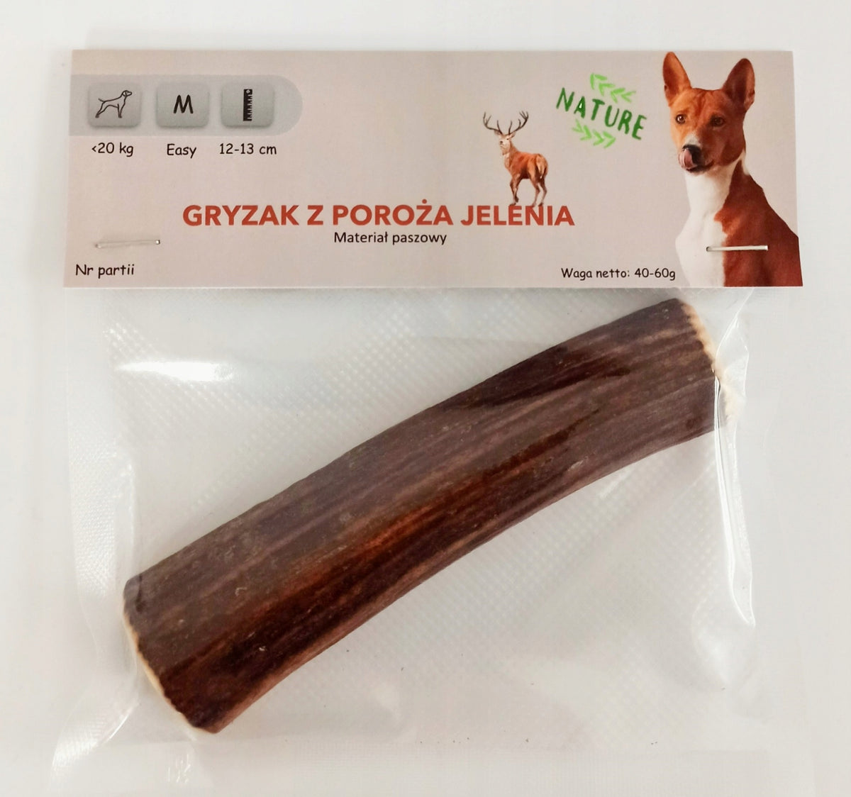 Deer Antlers Teether FOR DOGS M soft 12-13 cm Flavor deer