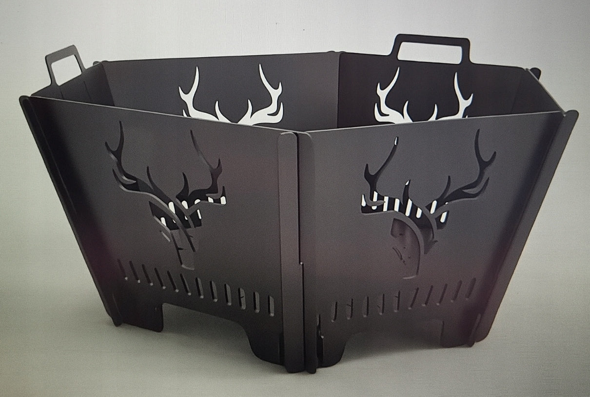 Deer Bull Garden Fire Pit, Steel, Modern, 2in1, Folding MANUFACTURER Grate diameter / width 75 cm