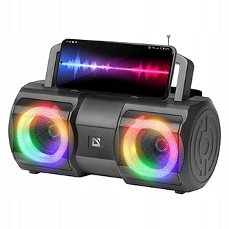 Defender BEATBOX 20 Li-Ion Speaker 2.0 20W Black Portable LED Brand Defender