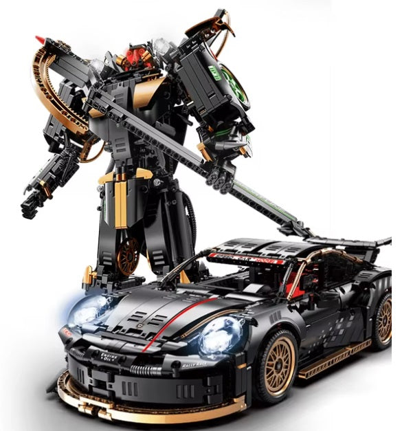 Deformer 3in1 Building Blocks Transformer Robot Model Super Cars RSR