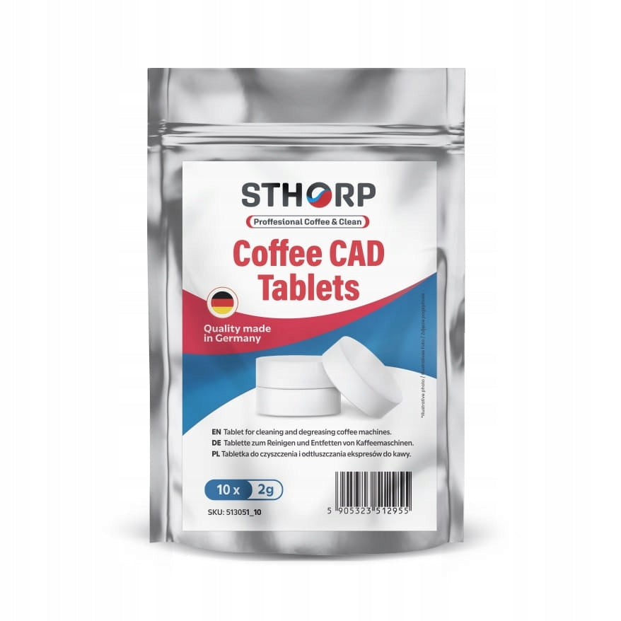 Degreaser tablets for coffee machines STHORP Coffee CAD 20pcs CHEAP! Packaging status original