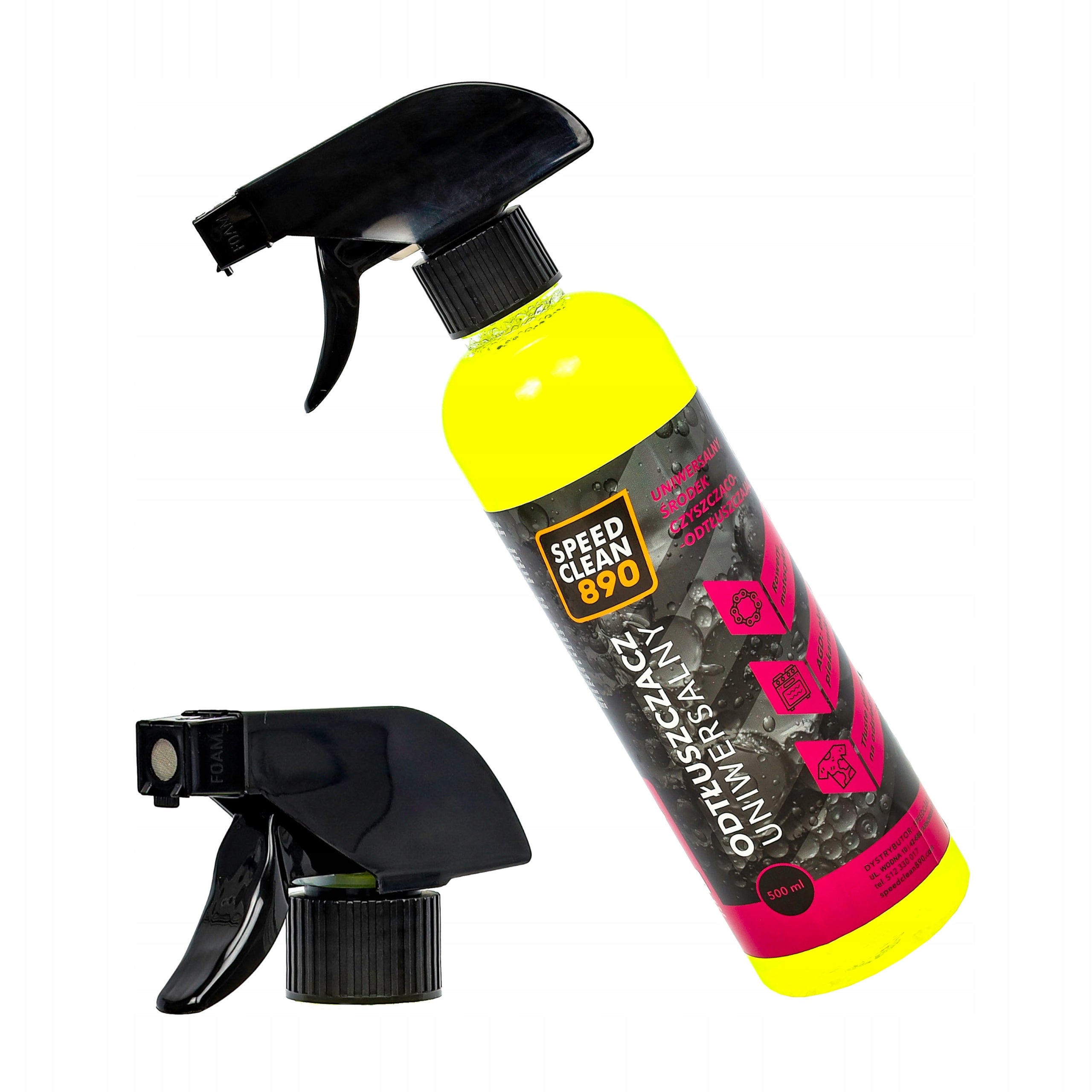 Degreaser universal liquid bicycle washing spray SpeedClean 890 500 ml Name Odtłuszczacz uniwersalny płyn spray do mycia roweru SpeedClean 890 500 ml