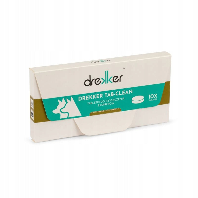 Degreasing cleaning tablets for coffee machines - Drekker 10 pieces Packaging status original